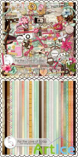 Scrap Set - For the Love of Scrap PNG and JPG Files