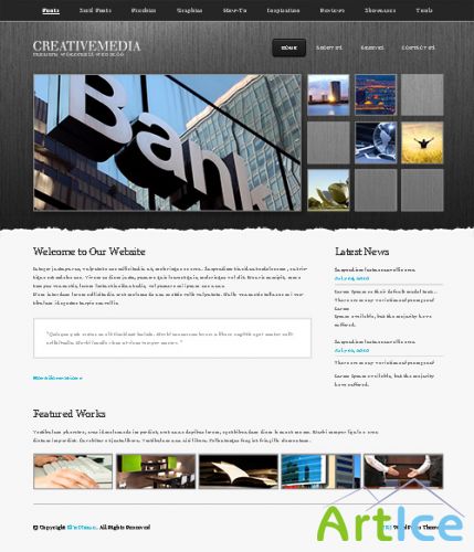 DreamTemplate - CreativeMedia - HTML Template