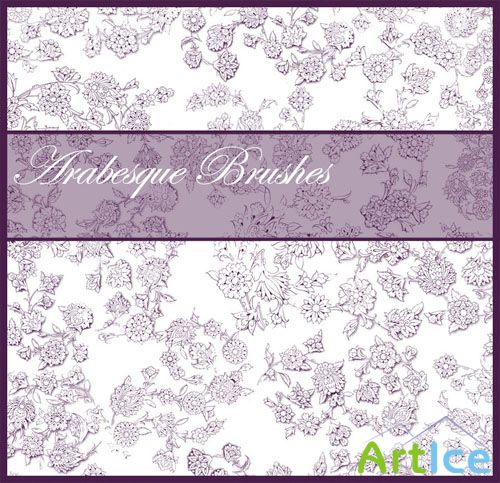 Arabesque Photoshop Brushes Pack #1
