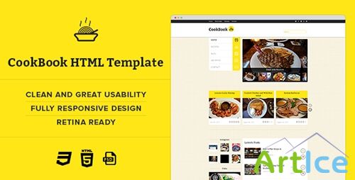 ThemeForest - CookBook - Recipe HTML Template - RIP