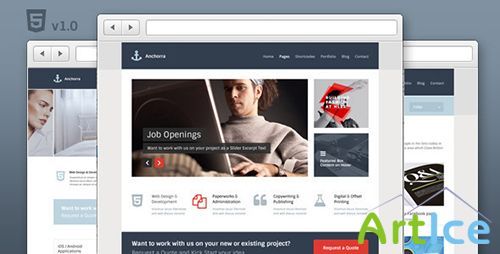 ThemeForest - Anchorra - Multipurpose Website HTML Template - RIP