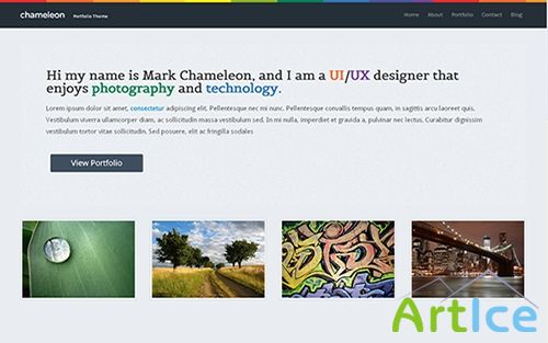 WrapBootstrap - Chameleon - Slick Portfolio Template