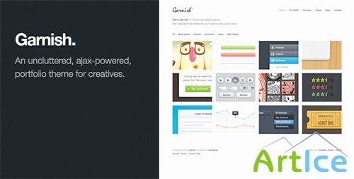ThemeForest - Garnish v1.4 - Clean-Cut WordPress Portfolio Theme