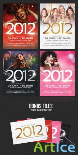 NYE Flyer Template PSD
