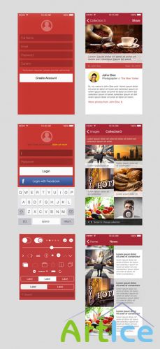 IOS Flat UI Set