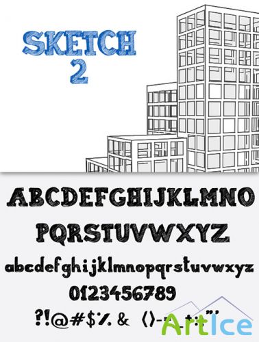 Sketch Font Pack 2