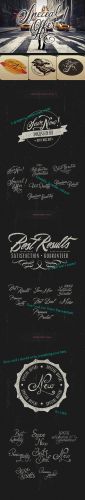 25 Advertising Typographic Elements