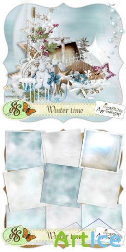 Scrap - Winter Time PNG and JPG Files