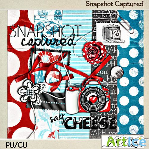 Scrap Set - Snapshot Captured PNG and JPG Files