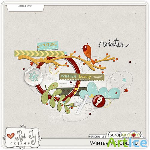 WInter Woodland Set PNG Files