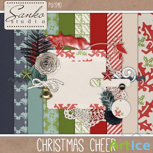 Scrap - Christmas Cheer PNG and JPG Files