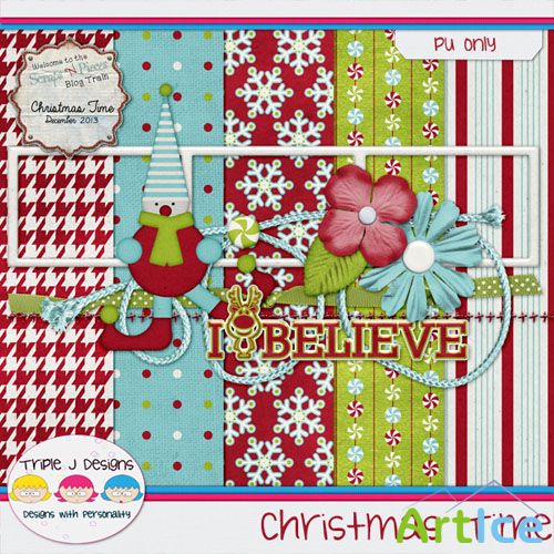 Christmas Time Set 2 PNG and JPG Files