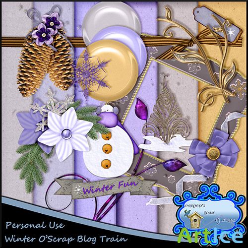 Winter O'Scrap Set PNG and JPG Files