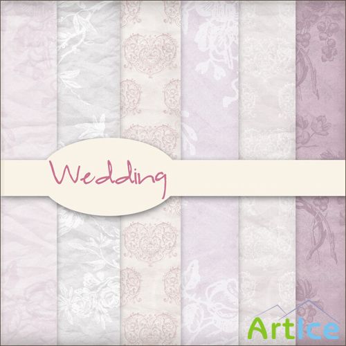Wedding Textures PNG Files