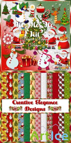 Ho Ho Ho Kit PNG Files