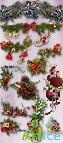 Christmas Holiday Decor PNG Files