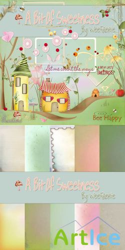 Scrap Set - A Bit of Sweetness PNG and JPG Files
