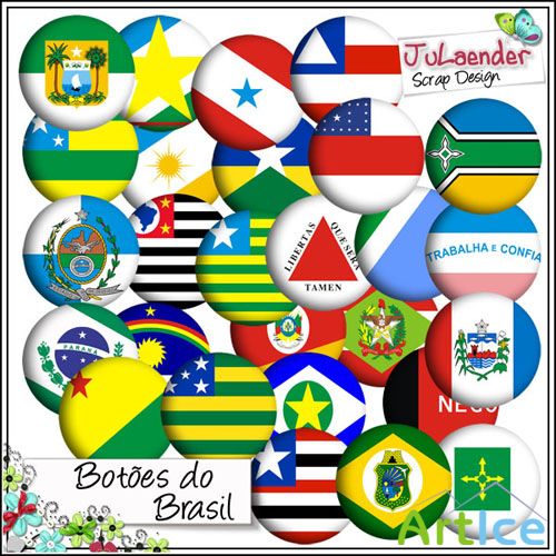 Botoes do Brasil PNG Files