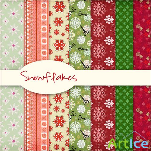 Snowflakes Textures JPG Files