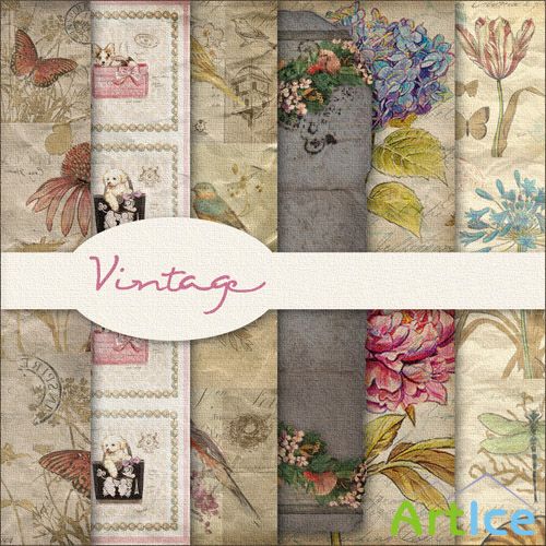 Vintage Textures JPG Files