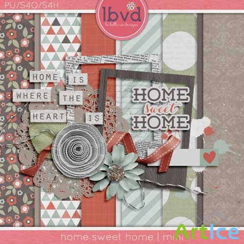 Scrap - Home Sweet Home PNG and JPG Files