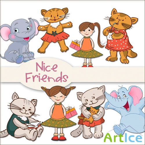 Nice Friends PNG Files