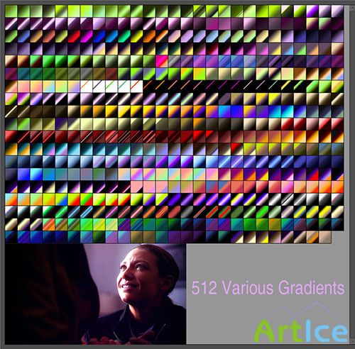 Colored Various Photoshop Gradients 3