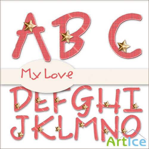 My Love Alpha PNG Files