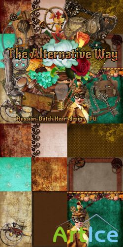 Scrap Set - The Alternative Way PNG and JPG Files