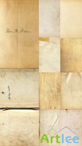 Blank pages of old books set of Textures JPG Files