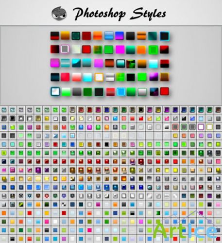 Colourful Photoshop Text Styles #1