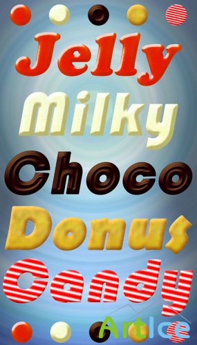 5 Snack Photoshop Styles
