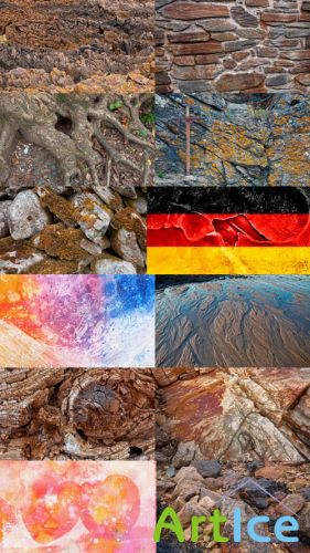 Set of Diverse Textures 4 JPG Files
