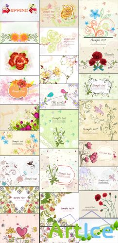 25 Spring Vector Illustrations Set 3