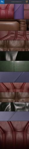 Leather Cracks Background Textures Set 3