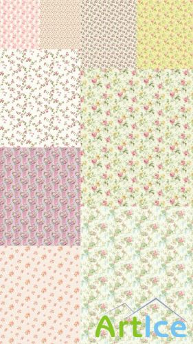 Unique Floral Textures JPG Files