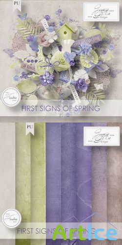 Scrap - First Signs of Spring PNG and JPG