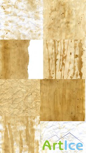 Grunge Stained Paper Textures