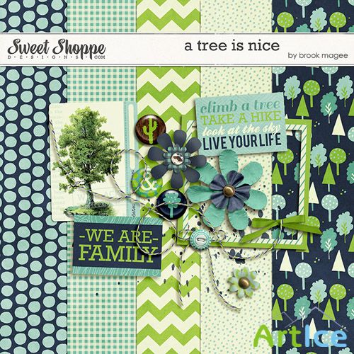 Scrap - A tree is Nice PNG and JPG