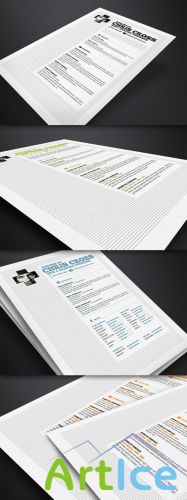 CreativeMarket - Chris Cross Resume Template
