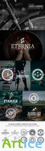 CreativeMarket - Vintage Logos & Badges Collection 5