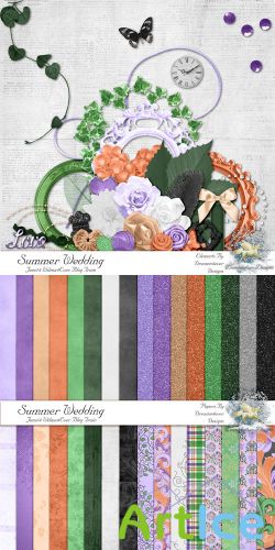 Scrap - Summer Wedding PNG and JPG