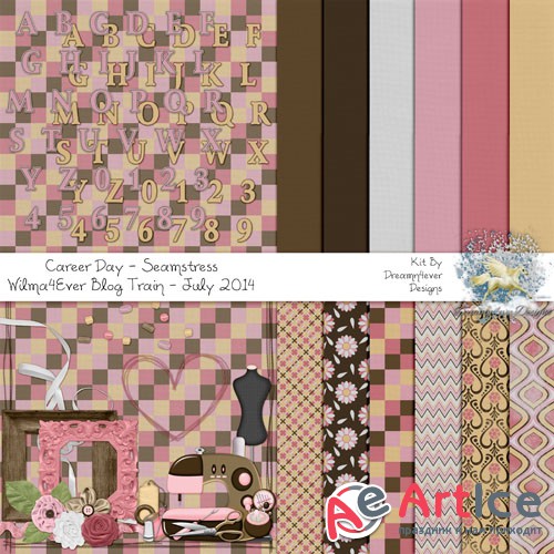 Scrap - Career Day Seamstress PNG and JPG