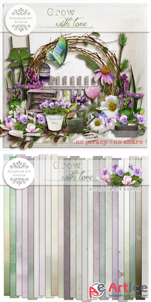 Scrap - Grow With Love PNG and JPG