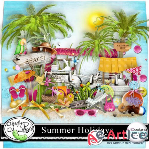 Scrap - Summer Holidays PNG and JPG