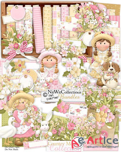 Scrap - Country Meadow PNG and JPG