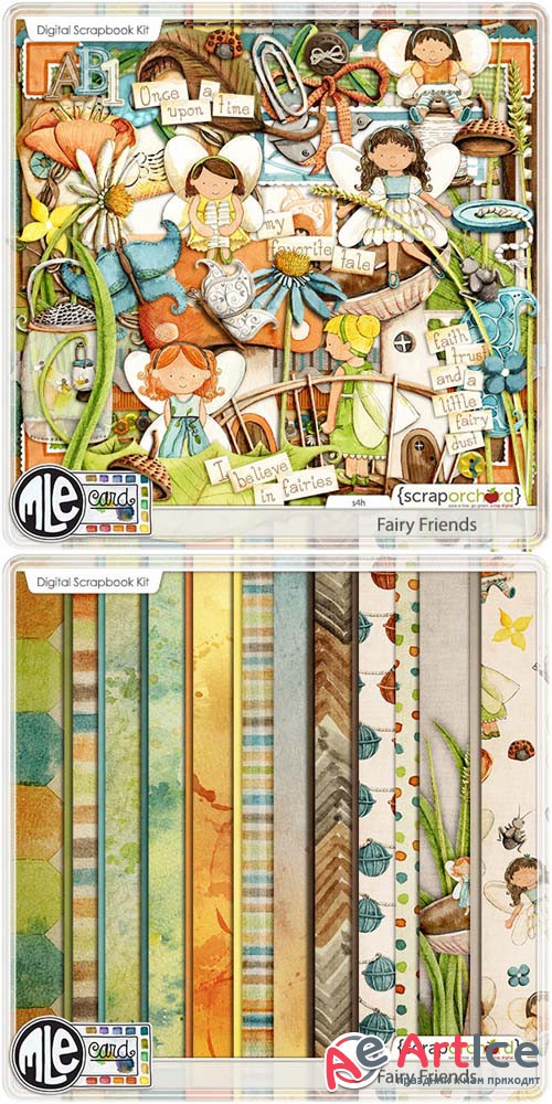 Scrap - Fairy Friends PNG and JPG