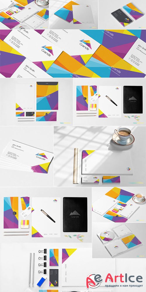 48 Stationery Mockups - Zippypixels