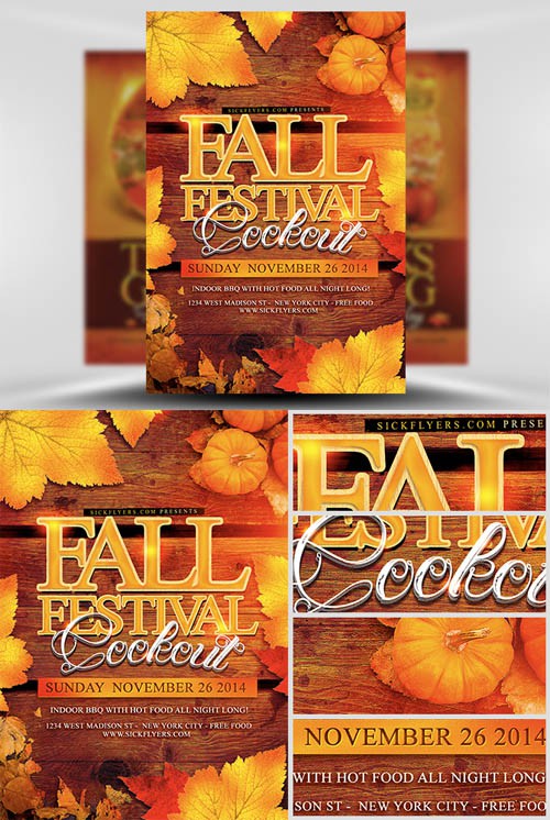 Fall Festival Flyer Template
