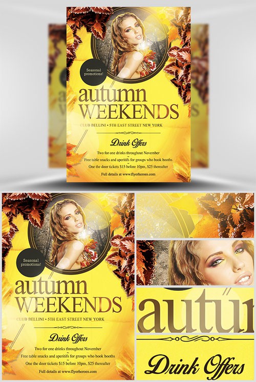 Autumn Weekends Flyer Template